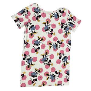 Unbranded Minnie Mouse Women's Polka Dot Graphic Tunic Top Size M Disneycore Y2K